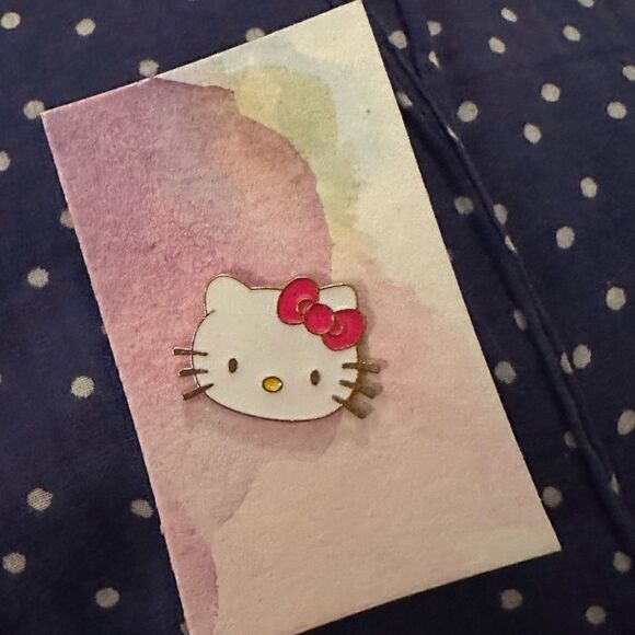 Hello Kitty Brooch Fashion Jewelry Awareness GIFT - Picture 2 of 5